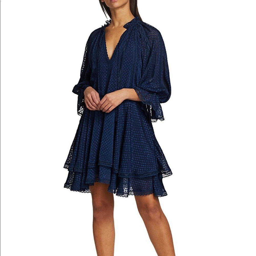 alice + olivia navy dress
